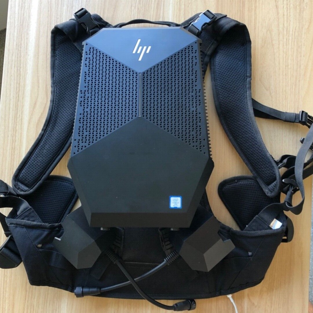 HP VR Backpack G2, 7MB17UT, Intel Core i7-8850H, 2.6 GHz, 16 GB DDR4, 256 GB SSD, NVIDIA GeForce RTX 2080, 8 GB GDDR6, Windows 10 Pro 64