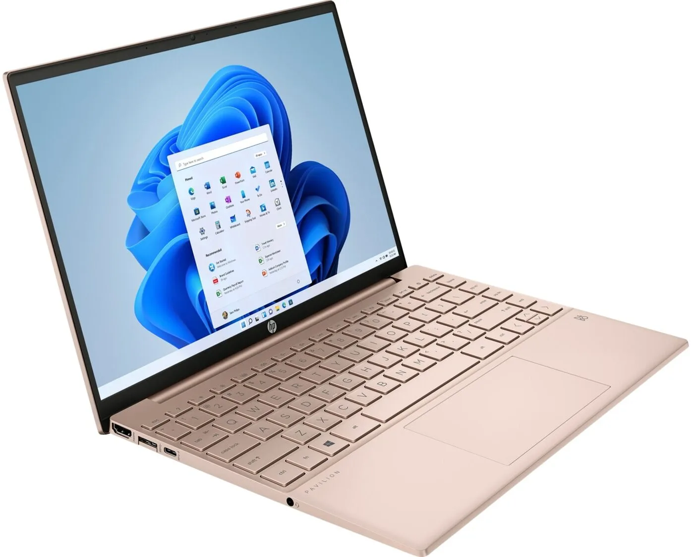 HP Pavilion Aero AMD Ryzen 7 7735U 13.3 inch(33.8cm) WUXGA IPS Micro-Edge Laptop(16GB RAM/512 SSD/AMD Radeon Graphics/Win 11/MSO/Backlit Keyboard/B&O/FPR/Alexa/Rose Gold/970 grams) 13-be2046AU - Image 4
