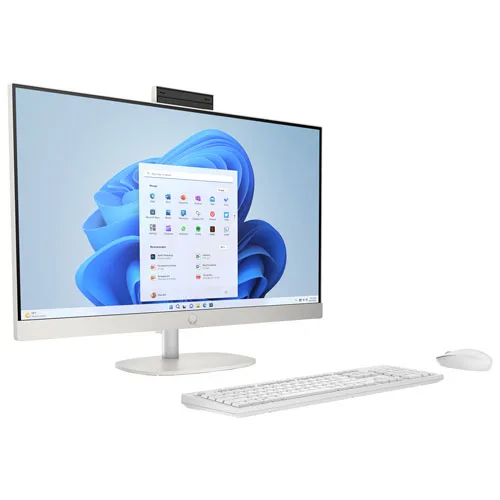 HP All-in-One 27, Intel Core Ultra 7 155U, 27inch (68.6 cm), FHD,IPS,Three-Sided Micro-Edge, Anti-Glare,300 nits,16 GB DDR5,512 SSD,Windows 11,MSO21,Shell White,6.72kg,27-cr1007in - Image 2