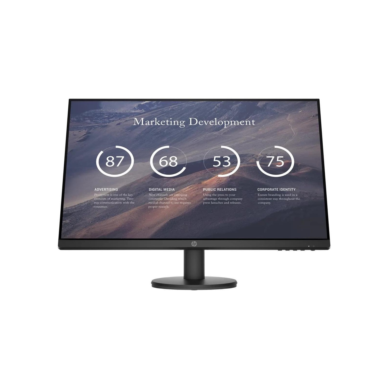 HP P27V G4 27 Inch IPS FHD Monitor - Image 3
