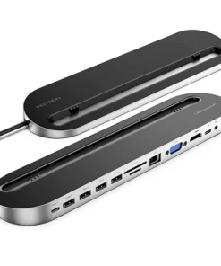 Vention Type C to Multi-Function 12 IN 1 Docking Station (VEN-THEBC)