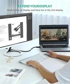 Alternative view of UGREEN DisplayPort Male To HDMI Cable (DP101-1.5)