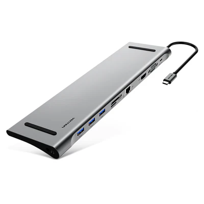 Vention Type C to Multi-Function 10 IN 1 Docking Station (VEN-THOHAH)