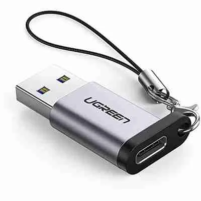 UGREEN USB A Male to USB-C Female Adapter (Black)