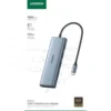 Ugreen 9-in-1 USB-C Multifunction Adapter, USB-C to USB3.0 ( 2 Port ) + USB-C ( 2 port ) + 4K HDMI + RJ45 Ethernet + SD & TF + PD port Converter