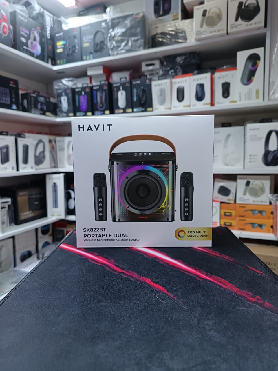 Havit SK822BT Portable 15W Speaker,With Rechargeable 2 Mics