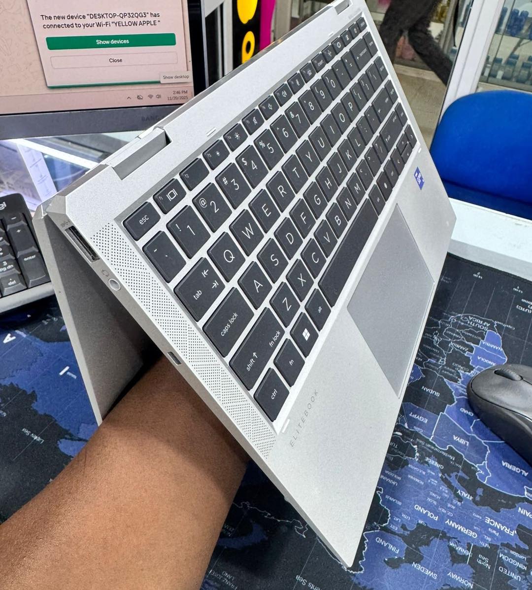 HP EliteBook x360 1030 G8 Notebook PC, 11th Gen Intel Core i7 14 -inch UHD, Touch, IPS, Corning Gorilla Glass Display (32GB RAM/512GB SSD
