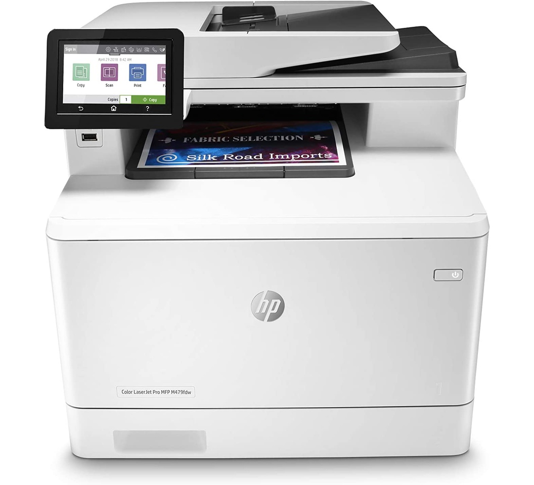 HP Color LaserJet Pro Multifunction M479fdn Laser Printer.