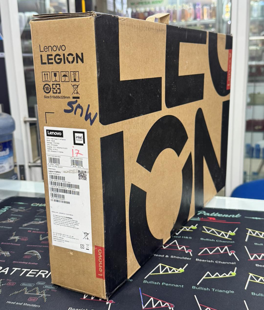 Lenovo Legion 5 15IRX10 Gaming Laptop, 15.1" WQXGA 165Hz OLED Display, Intel Core i7-14700HX, 16GB DDR5 RAM, 1TB SSD, NVIDIA GeForce RTX 5050